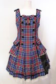 画像1: Angelic Pretty / Academyタータンジャンパースカート  ブルーチェック O-25-07-14-008-AP-OP-IG-OS (1)