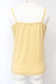 画像4: axes femme / フラワーバタフライモチーフレース配色キャミソール M イエロー O-25-07-14-071-AX-TO-IG-ZT508 (4)