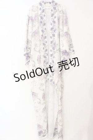 画像: Enchantlic Enchantilly / 麗しのヴィオレッタ柄〜Haori〜浴衣（生成り）  キナリ O-25-07-14-002-LO-OP-IG-ZT501