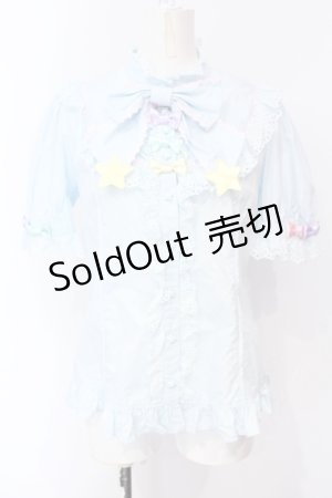 画像: Angelic Pretty / Happy Starブラウス  サックス O-25-07-14-078-AP-BL-IG-OS