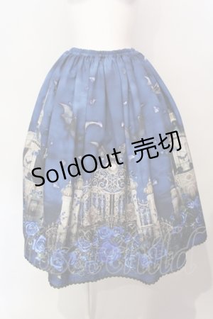 画像: Enchantlic Enchantilly / 幻影薔薇城〜コウモリ公爵からの招待状〜スカート  ブルー O-25-07-14-009-LO-SK-IG-OS