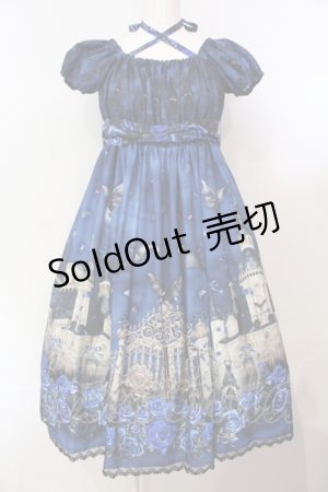 画像: Enchantlic Enchantilly / 幻影薔薇城〜コウモリ公爵からの招待状〜ワンピース  ブルー O-25-07-14-012-LO-OP-IG-OS