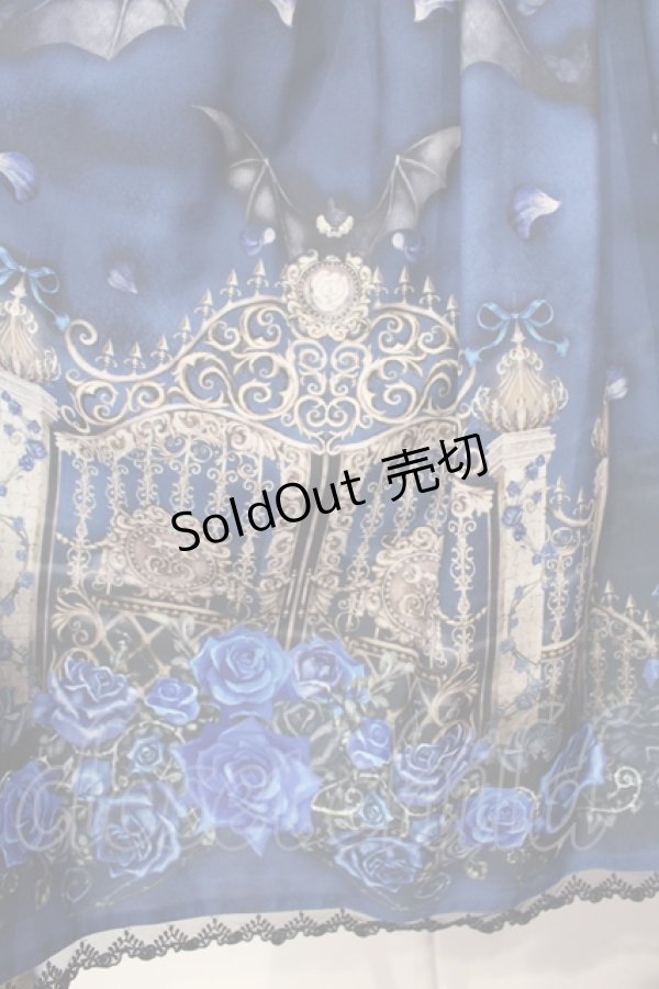 画像2: Enchantlic Enchantilly / 幻影薔薇城〜コウモリ公爵からの招待状〜ワンピース  ブルー O-25-07-14-012-LO-OP-IG-OS (2)