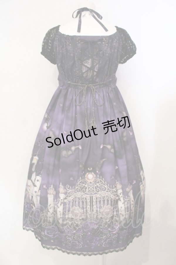 画像5: Enchantlic Enchantilly / 幻影薔薇城〜コウモリ公爵からの招待状〜ワンピース  紫の夜 O-25-07-14-013-LO-OP-IG-OS (5)
