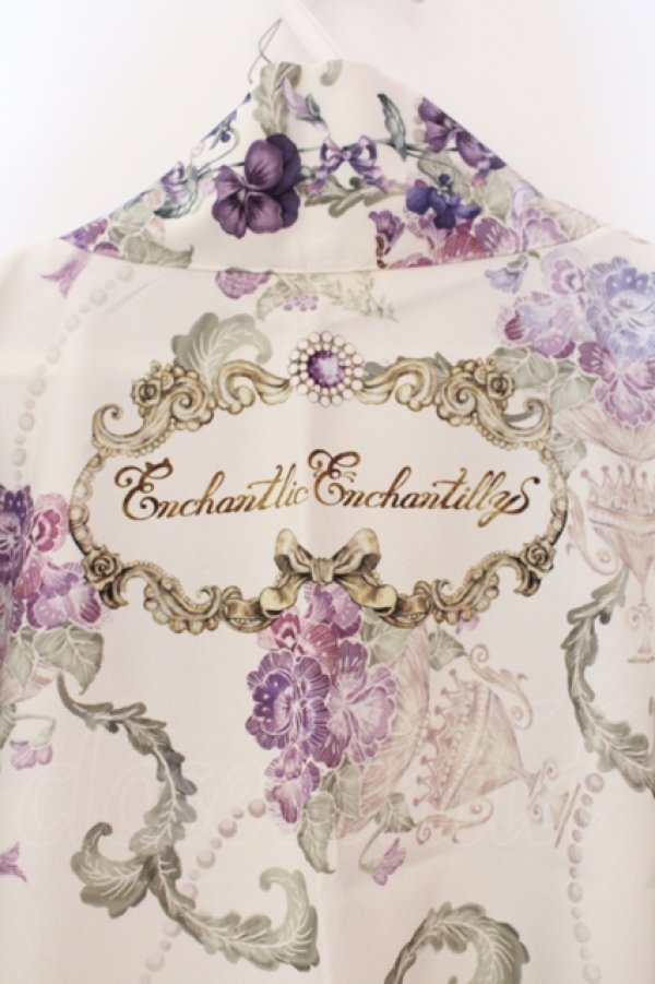 画像4: Enchantlic Enchantilly / 麗しのヴィオレッタ柄〜Haori〜浴衣（生成り）  キナリ O-25-07-14-002-LO-OP-IG-ZT501 (4)