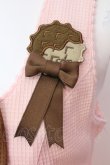 画像3: Angelic Pretty / Sweetワッフルジャンパースカート  ピンク×ブラウン O-25-07-14-022-AP-OP-OW-OS (3)