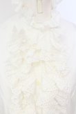 画像2: Jane Marple / プリーツフリルブラウス M オフシロ O-25-07-15-032-JM-BL-IG-OS (2)