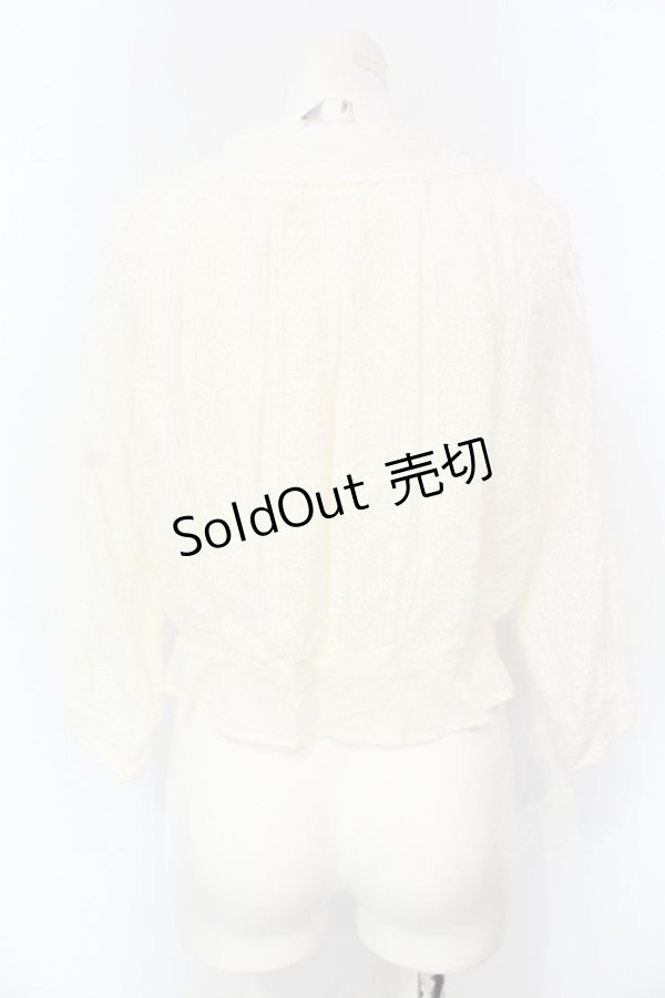 画像4: Jane Marple Dans Le Salon / Victorian lace bolero M キナリ O-25-07-15-033-JM-TO-OW-OS (4)
