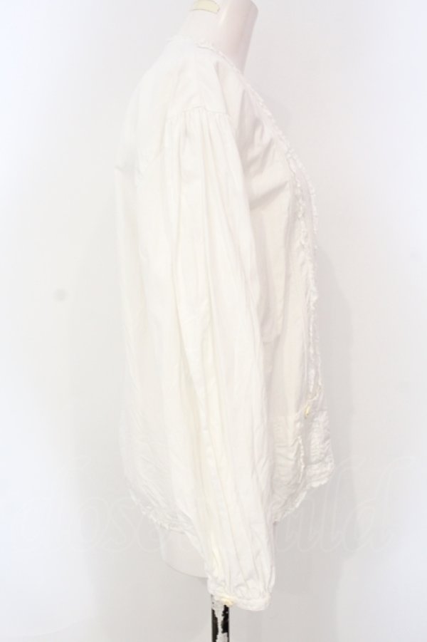 画像3: PINK HOUSE / ピンタック使いジャケット  シロ O-25-07-15-035-LO-JA-OW-ZI (3)