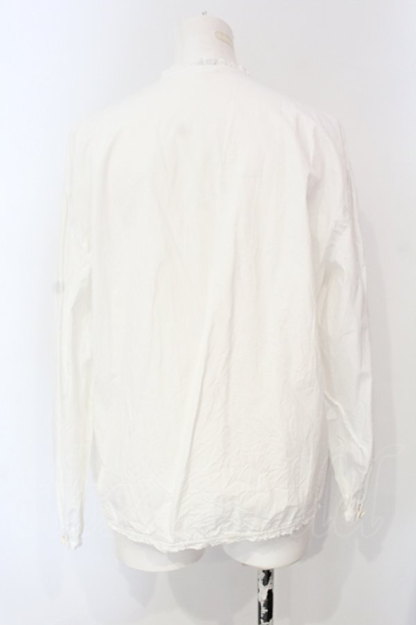 画像4: PINK HOUSE / ピンタック使いジャケット  シロ O-25-07-15-035-LO-JA-OW-ZI (4)
