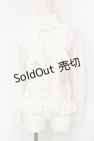 画像: ATELIER PIERROT / 丸襟ブラウス  シロ O-25-07-15-040-EL-BL-IG-OS