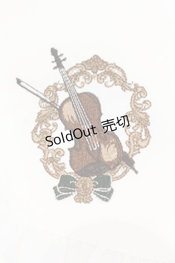 画像3: Amavel / Piano Concertosフリルブラウス  シロ×グリーン O-25-07-15-051-CA-BL-IG-OS (3)