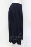 画像2: WONDERFUL WORLD / プリーツニットスカート  ネイビー O-25-07-15-073-LO-SK-IG-ZI (2)
