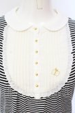画像2: Franche Lippee / ボーダータックヨークTシャツ M クロ×シロ O-25-07-15-075-LO-TO-IG-OS (2)