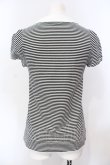 画像4: Franche Lippee / ボーダータックヨークTシャツ M クロ×シロ O-25-07-15-075-LO-TO-IG-OS (4)