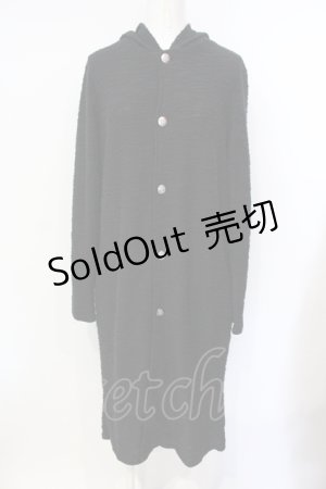 画像: Deorart / フード付きロングカーディガン M グレー O-25-07-15-084-PU-TO-OW-OS