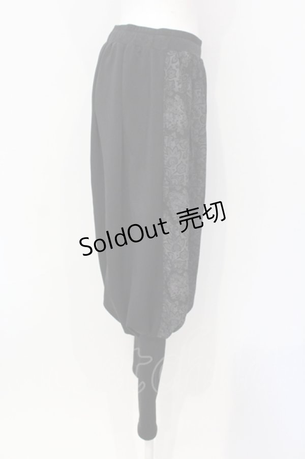 画像2: Qutie Frash / 2022プレミアム黒炎-KOKUEN-サルエルパンツ  ブラック O-25-07-15-086-QU-SK-IG-ZT034 (2)
