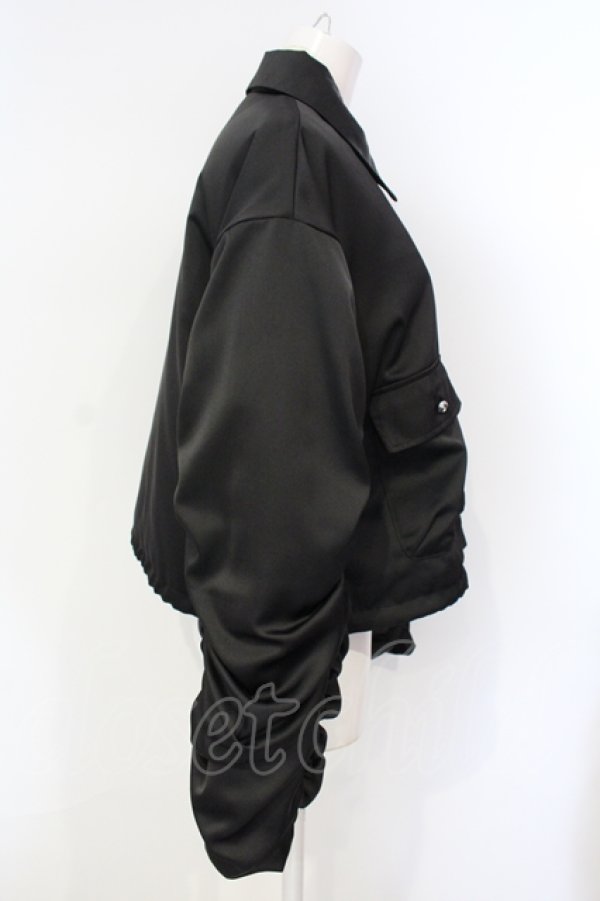 画像2: axes femme / 中綿入ショートブルゾン F ブラック O-25-07-15-088-AX-JA-IG-ZT-C067 (2)