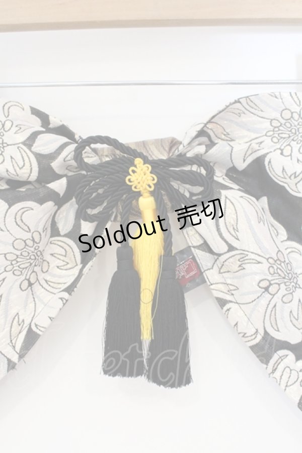 画像2: Qutie Frash / 飾り帯〜和柄〜  ゴールド O-25-07-15-104-QU-TS-IG-OS (2)