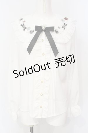 画像: Amavel / Coffret A Bijouブラウス  シロ O-25-07-15-106-CA-BL-IG-OS