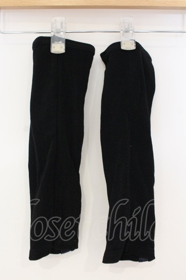 画像2: Qutie Frash / レースアップアームカバー  ブラック×ブルー O-25-07-15-115-QU-ZA-IG-ZT169 (2)