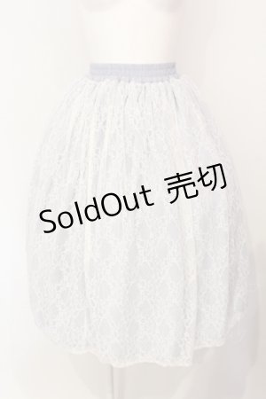 画像: 海外ロリィタ / レースレイヤードスカート S サックス O-25-07-15-021-LO-SK-IG-OS