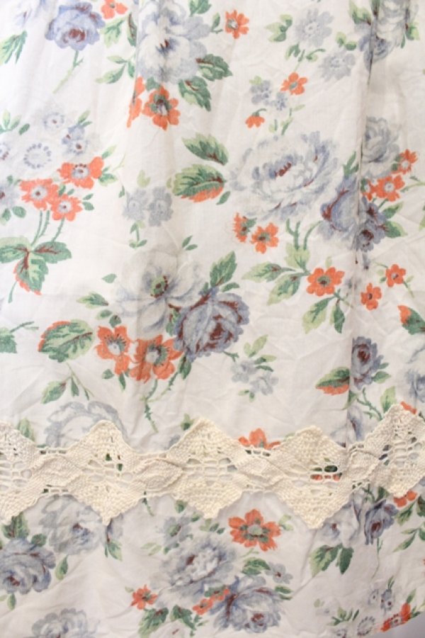画像2: Jane Marple / Winter Rose Gardenキャミソールジャンパースカート M アイボリー O-25-07-15-023-JM-OP-IG-ZT078 (2)