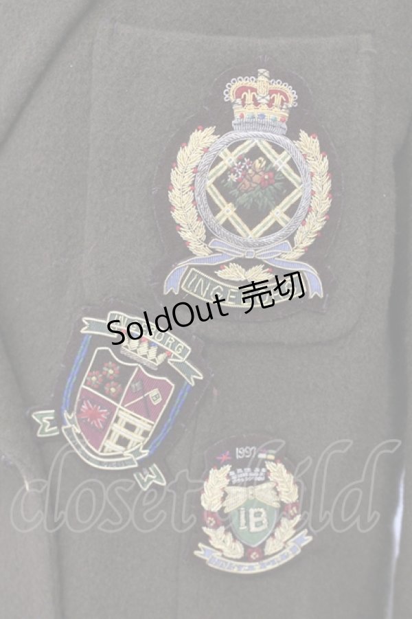 画像2: INGEBORG / エンブレムモヘア混ジャケット  ブラウン O-25-07-17-038-LO-CO-IG-ZT-C058 (2)