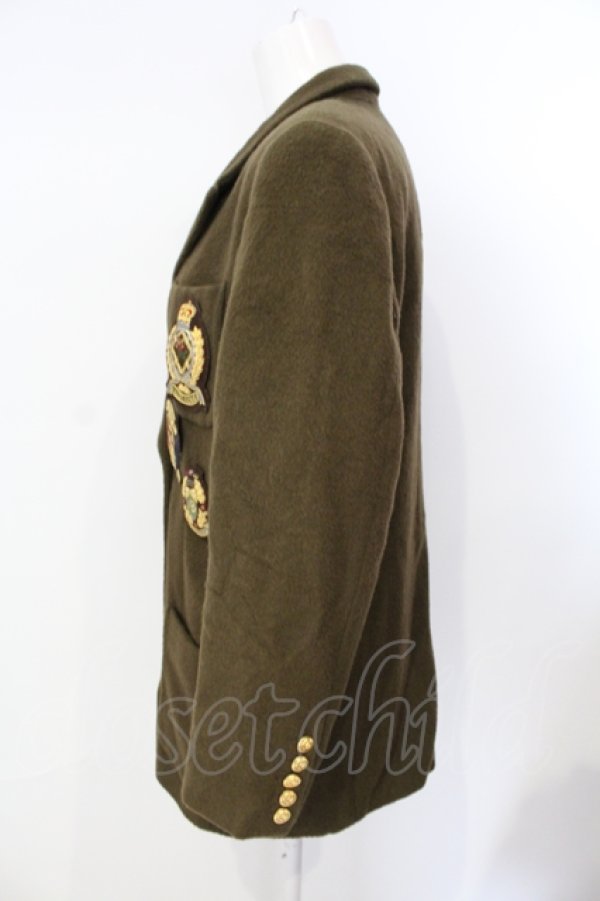 画像3: INGEBORG / エンブレムモヘア混ジャケット  ブラウン O-25-07-17-038-LO-CO-IG-ZT-C058 (3)