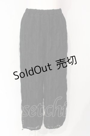 画像: merry jenny / チュールパラシュートパンツ  クロ O-25-07-17-054-LO-PA-IG-ZY