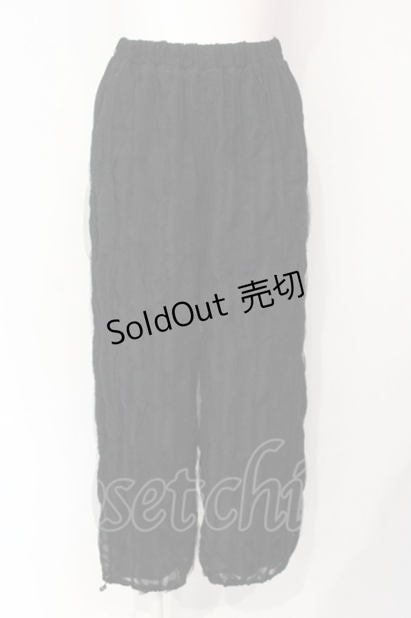 画像1: merry jenny / チュールパラシュートパンツ  クロ O-25-07-17-054-LO-PA-IG-ZY (1)