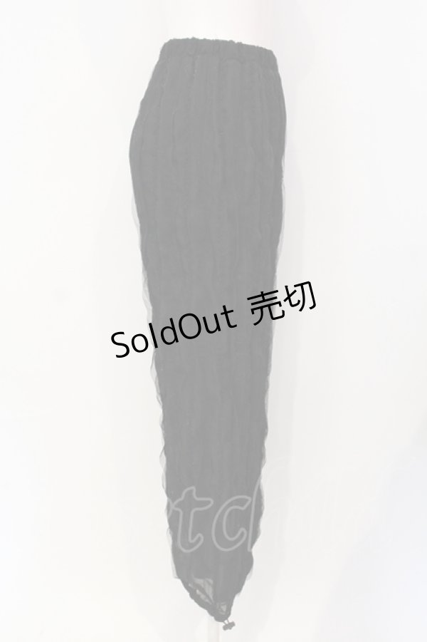 画像2: merry jenny / チュールパラシュートパンツ  クロ O-25-07-17-054-LO-PA-IG-ZY (2)