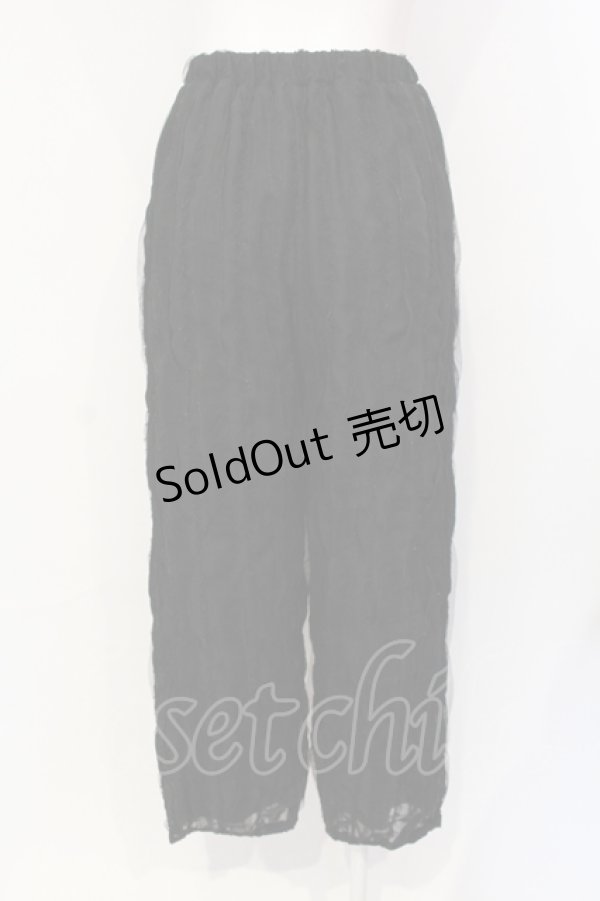 画像3: merry jenny / チュールパラシュートパンツ  クロ O-25-07-17-054-LO-PA-IG-ZY (3)