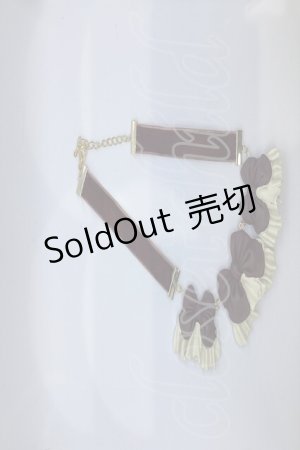 画像: Boo!Do堂 / リボンフリルのチョーカー  ワイン O-25-07-17-1082-GO-AC-OW-ZT486-F003