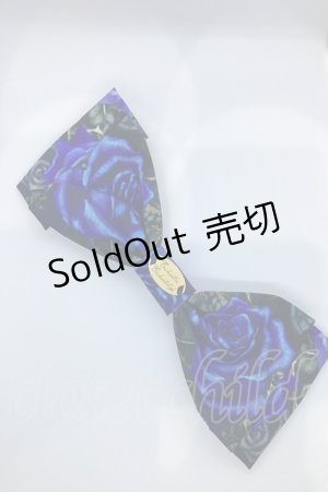 画像: Enchantlic Enchantilly / 幻影薔薇城〜コウモリ公爵からの招待状〜リボンブローチ  青い薔薇 O-25-07-17-1020-LO-AC-IG-OS