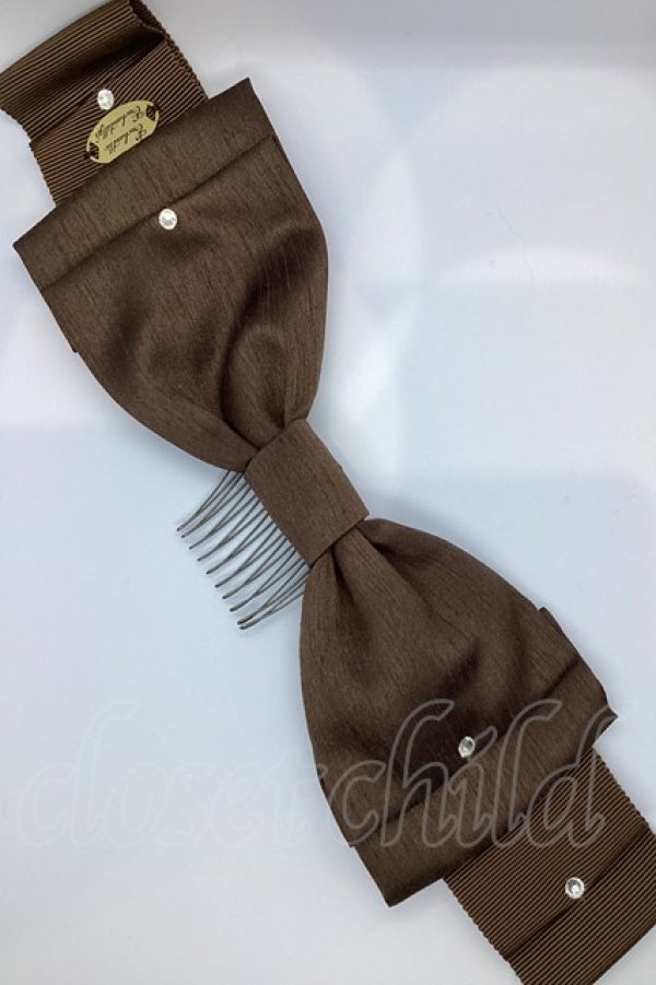 画像1: Enchantlic Enchantilly / リボンコーム  ブラウン O-25-07-17-1023-LO-AC-IG-ZT208-F004 (1)