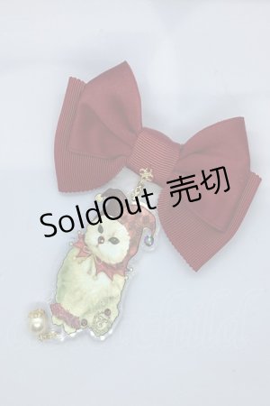 画像: Enchantlic Enchantilly / キャットジョーカーリボンブローチ  アカ O-25-07-17-1027-LO-AC-IG-OS
