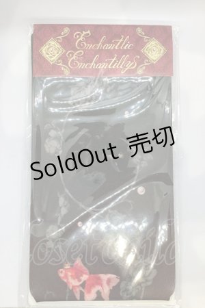 画像: Enchantlic Enchantilly / 金魚の宝石箱オーバーニーソックス  クロ×アカ O-25-07-17-1003-LO-ZA-IG-ZT168-F001