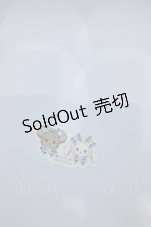 画像: BABY,THE STARS SHINE BRIGHT / 店舗限定ステッカー  うさくみゃ×くまくみゃ O-25-07-17-1049-BA-ZA-IG-OS