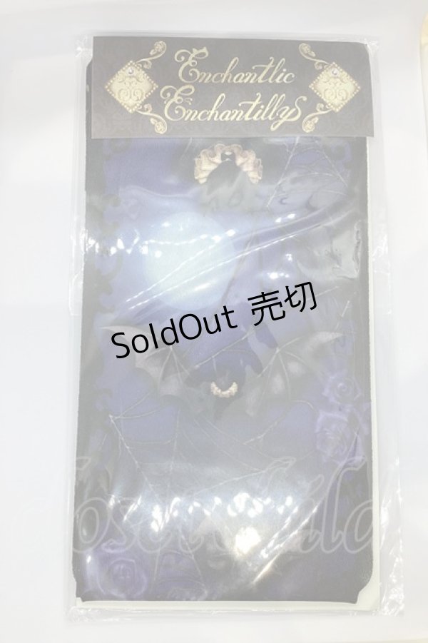 画像1: Enchantlic Enchantilly / コウモリ公爵オーバーニーソックス  青い夜 O-25-07-17-1008-LO-ZA-IG-ZT208-F001 (1)