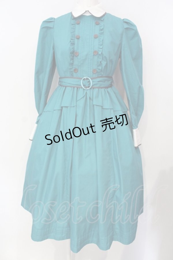 画像1: Victorian maiden / ミルドレッドフローレンスドレス  ピーコックグリーン O-25-07-17-063-CL-OP-OW-OS (1)