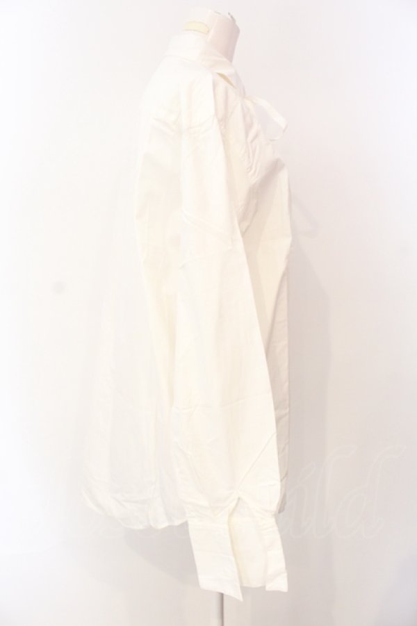 画像3: INGEBORG / スクエアタックブラウス  シロ O-25-07-17-010-LO-BL-IG-ZT195 (3)
