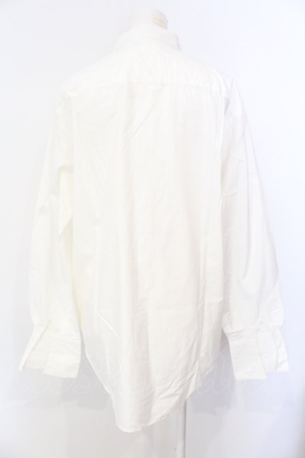 画像4: INGEBORG / スクエアタックブラウス  シロ O-25-07-17-010-LO-BL-IG-ZT195 (4)