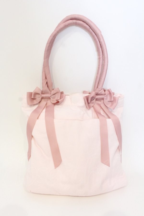 画像3: m petit by misako / ラビットベアプリントトートバッグ  ピンク O-25-07-17-113-LO-BG-IG-ZT-K024 (3)