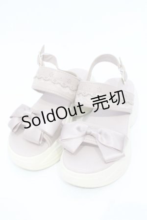 画像: m petit by misako / AMリボンスニーカーサンダル M ピンク O-25-07-17-114-LO-SH-IG-ZTK022