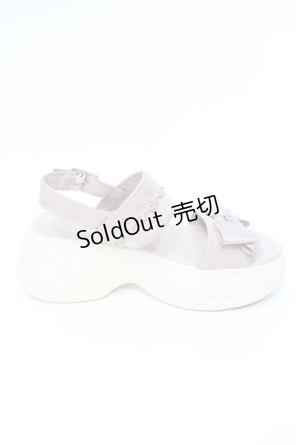 画像5: m petit by misako / AMリボンスニーカーサンダル M ピンク O-25-07-17-114-LO-SH-IG-ZTK022 (5)