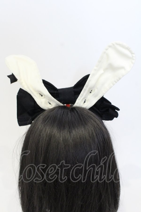 画像4: Angelic Pretty / Marionette Clockラビットカチューシャ  クロ O-25-07-17-121-AP-AC-IG-OS (4)