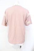 画像3: INGEBORG / ロゴパッチTシャツ S ピンク O-25-07-17-016-LO-TS-IG-ZT182 (3)
