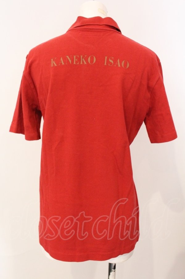 画像3: KANEKO ISAO / タグポケットポロシャツ  アカ O-25-07-17-025-EL-BL-IG-ZI (3)