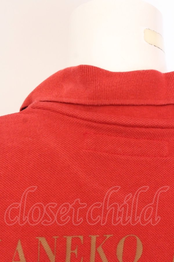 画像4: KANEKO ISAO / タグポケットポロシャツ  アカ O-25-07-17-025-EL-BL-IG-ZI (4)